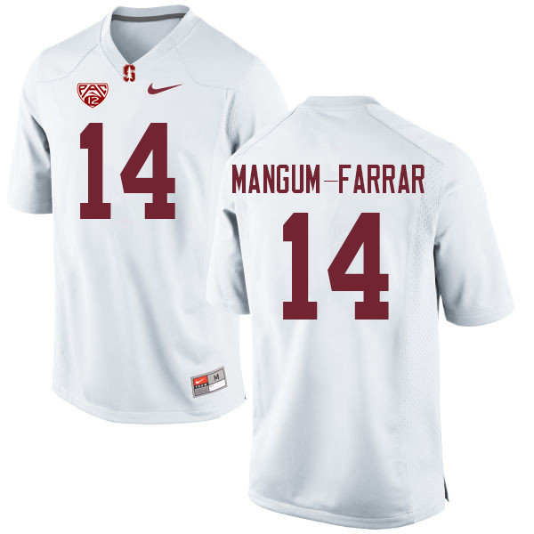 Men #14 Jacob Mangum-Farrar Stanford Cardinal College Football Jerseys Sale-White